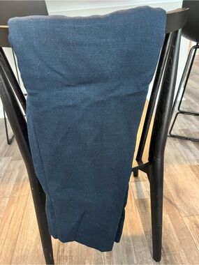 Ann Taylor Navy Cropped Ankle Pants